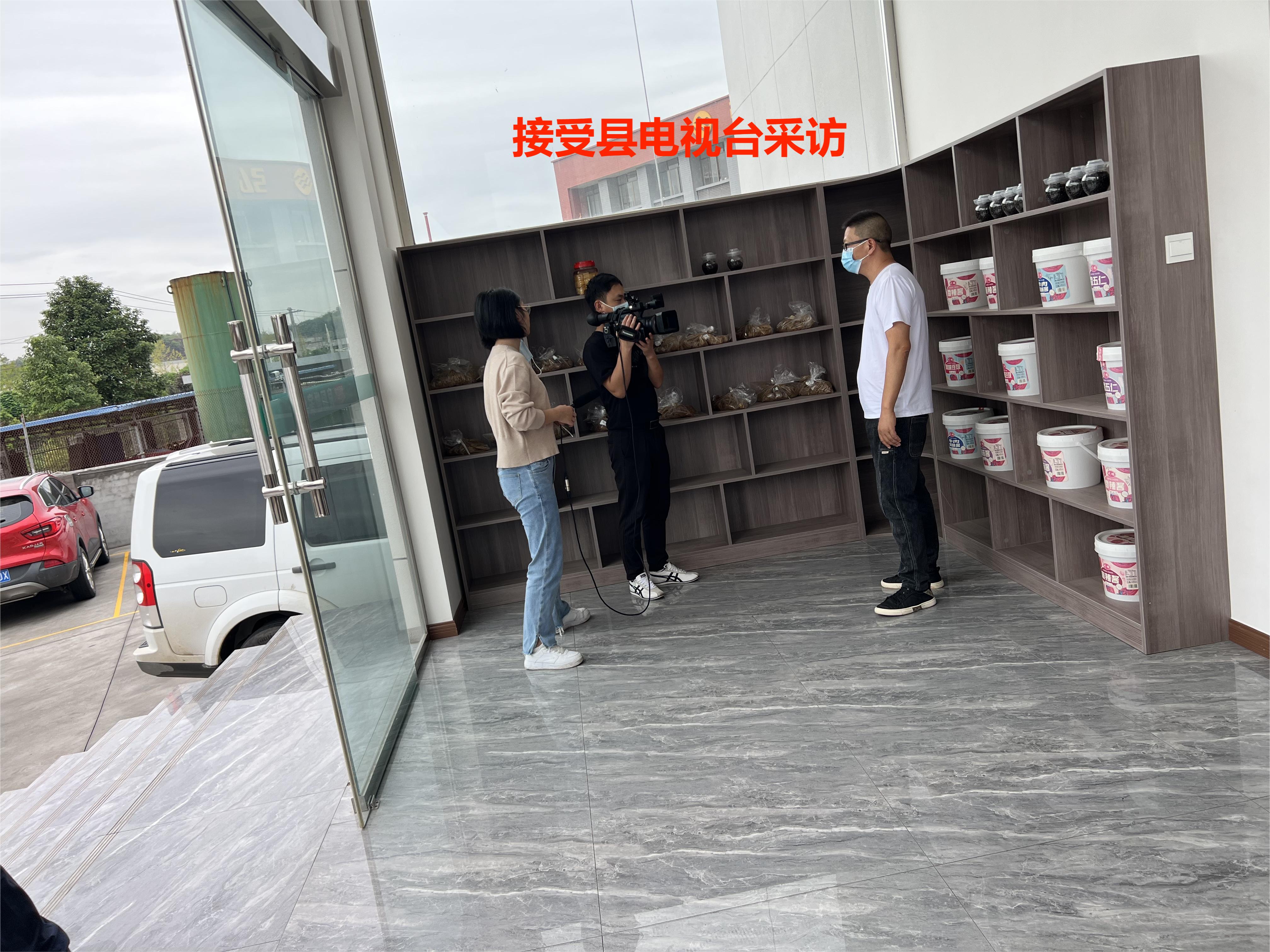 2023年6月县电视台采访