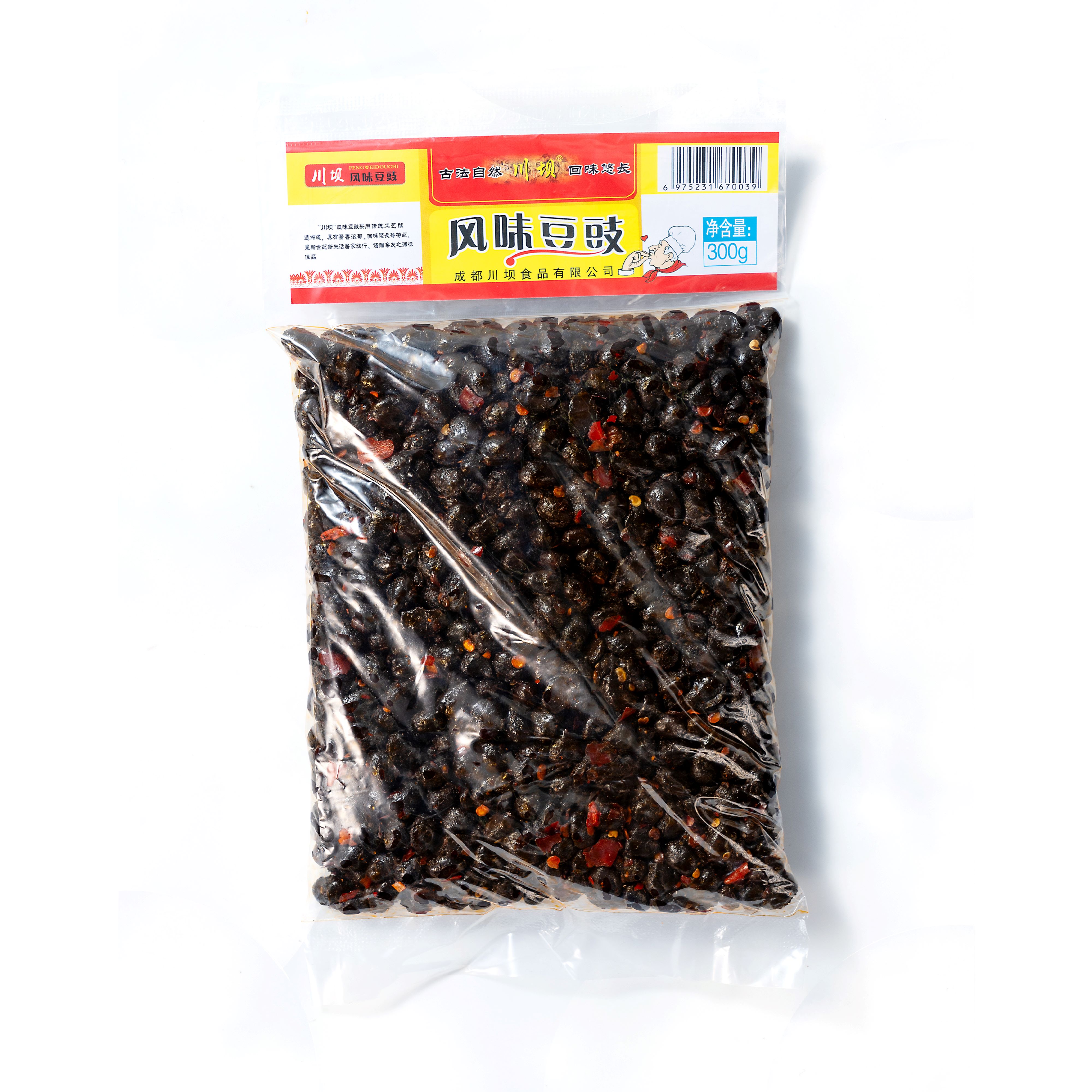 袋装 川坝 300g风味豆豉
